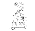 Craftsman 502256117A mower housing exploded view diagram