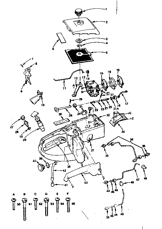 CARBURETOR CHAMBER & OILING SYSTEM