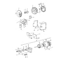 Briggs & Stratton 402707-0157-02 alternator and starter motor group diagram