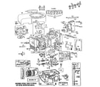 Briggs & Stratton 253700 THRU 253799 (0015 - 0032) replacement parts diagram