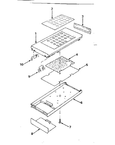 Remote transmitter parts list