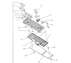 Sears 16153858550 keyboard diagram