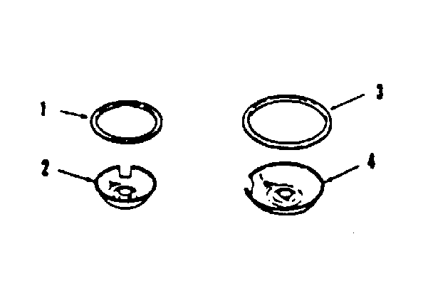 Optional porcelain pan and chrome ring