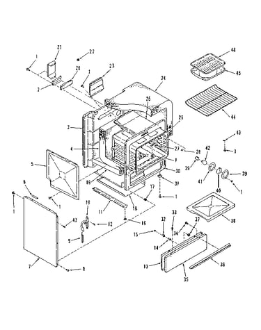 Oven body