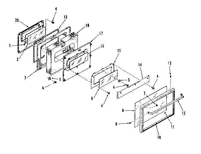 Oven door