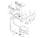 Kenmore 9116188690 burner section diagram