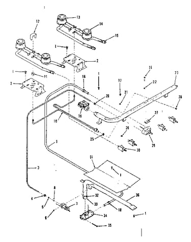 Burner section