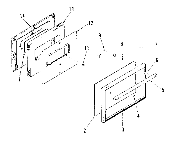 Oven door