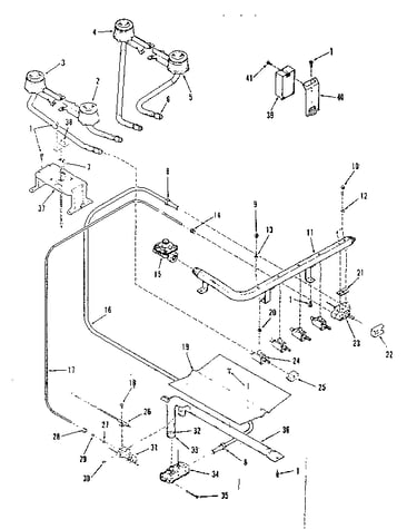 Burner section