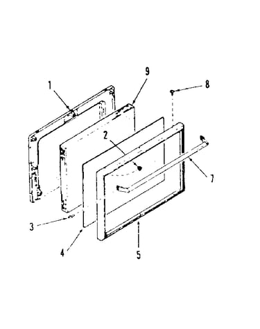 911.3628611 oven door