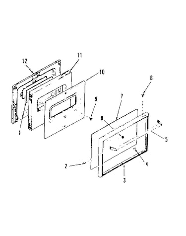 911.3638611 oven door