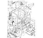 Kenmore 11087427300 cabinet parts diagram