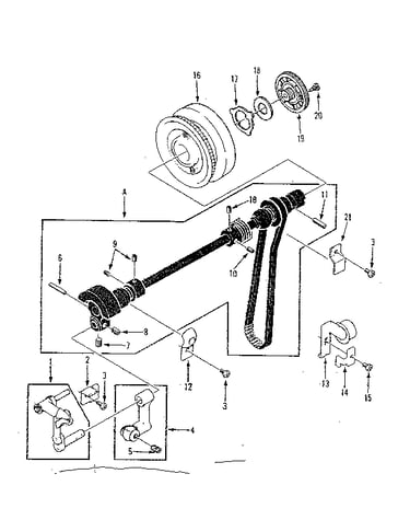 Take up lever assembly