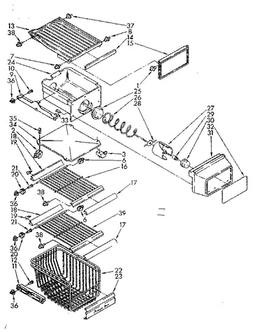 Freezer interior