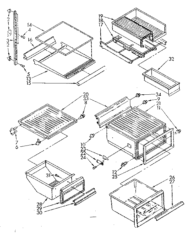 Refrigerator interior