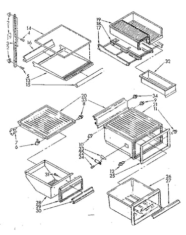 Refrigerator interior