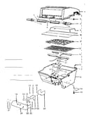 Grill and burner section
