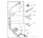 Kenmore 1162288282 attachment parts diagram