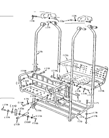 Lawn swing assembly