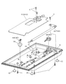 Exploded view, bottom lid assembly