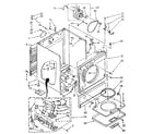 Kenmore 11087664600 cabinet parts diagram