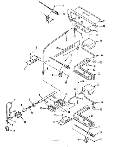 Burner section