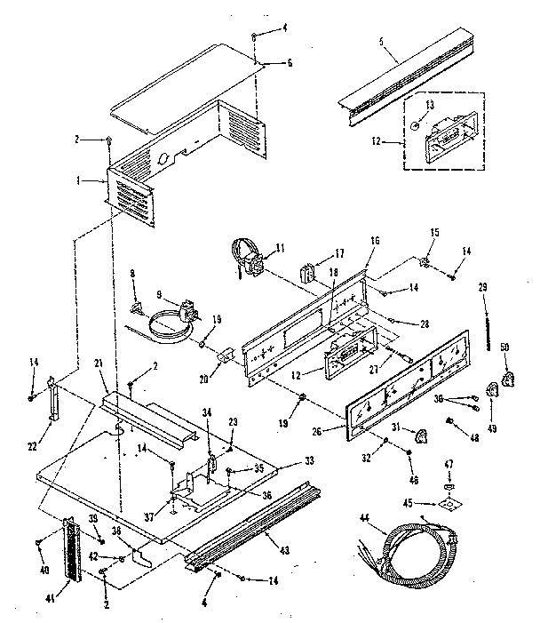 Control panel section