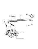 Oven door lock section