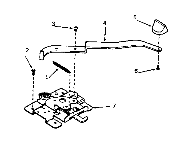 OVEN DOOR LOCK SECTION