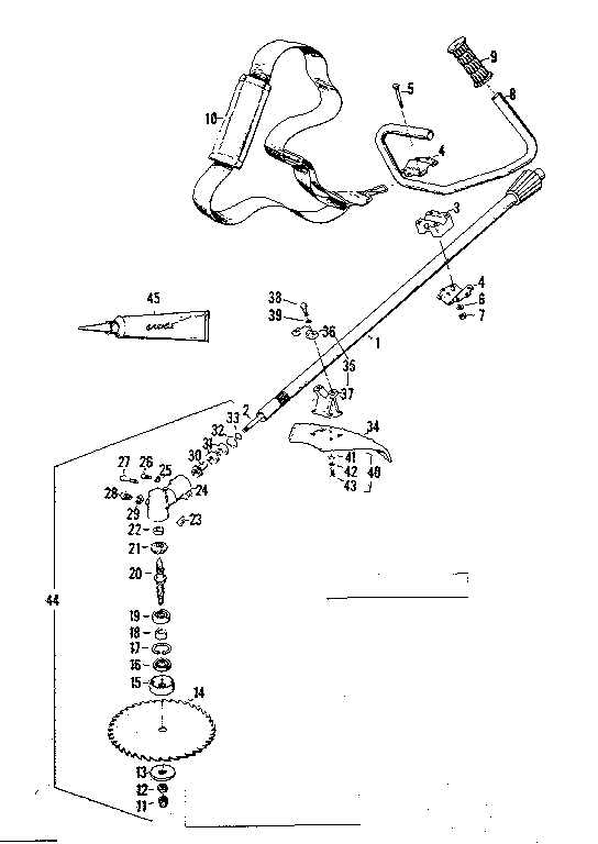 Drive shaft housing