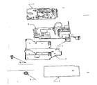 Sears 16154056650 pcb and frame diagram