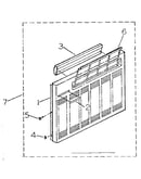 Cabinet and front panel parts