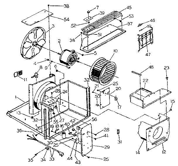 Electrical system and air handling parts