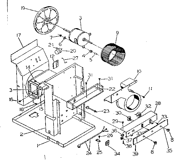 Electrical system and air handling parts