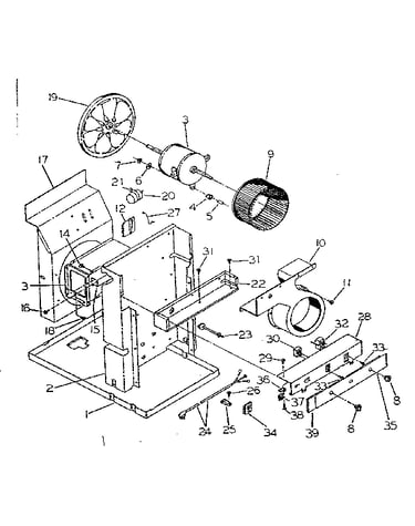 Electrical system and air handling parts