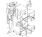 Kenmore 1068768882 cabinet parts diagram