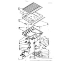 Kenmore 1068768832 compartment separator parts diagram