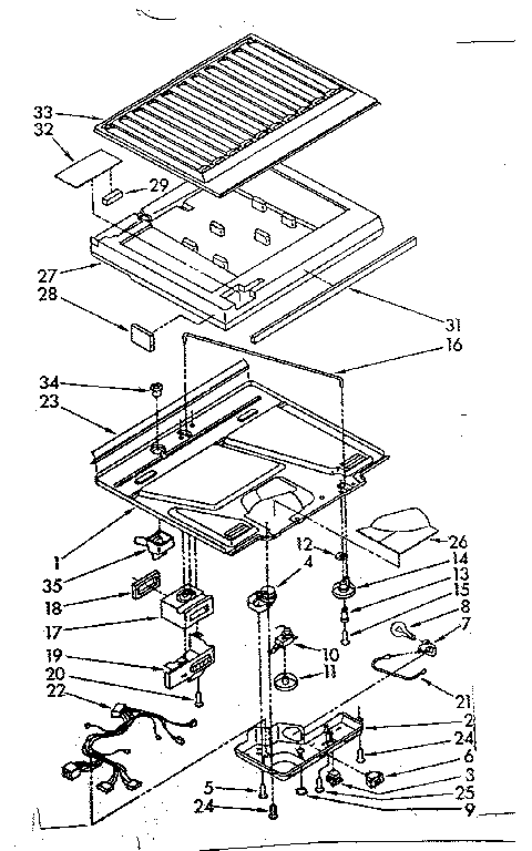 Compartment separator parts