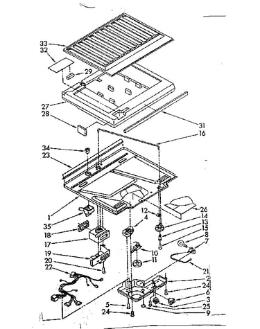Compartment separator parts