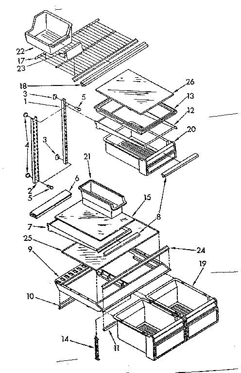 Shelf parts