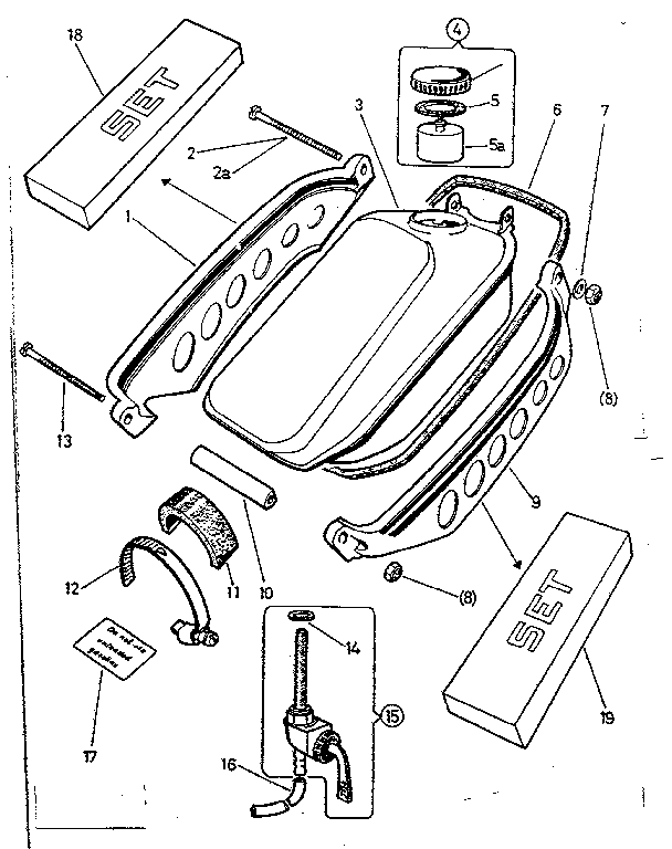 Fuel tank, fuel tab