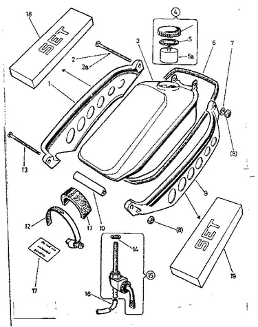 Fuel tank, fuel tab