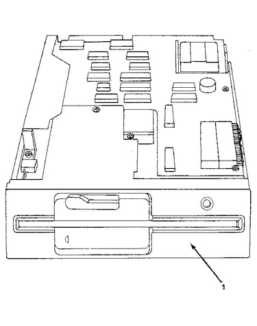 High capacity diskette drive