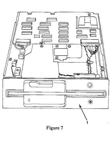Double sided diskette drive