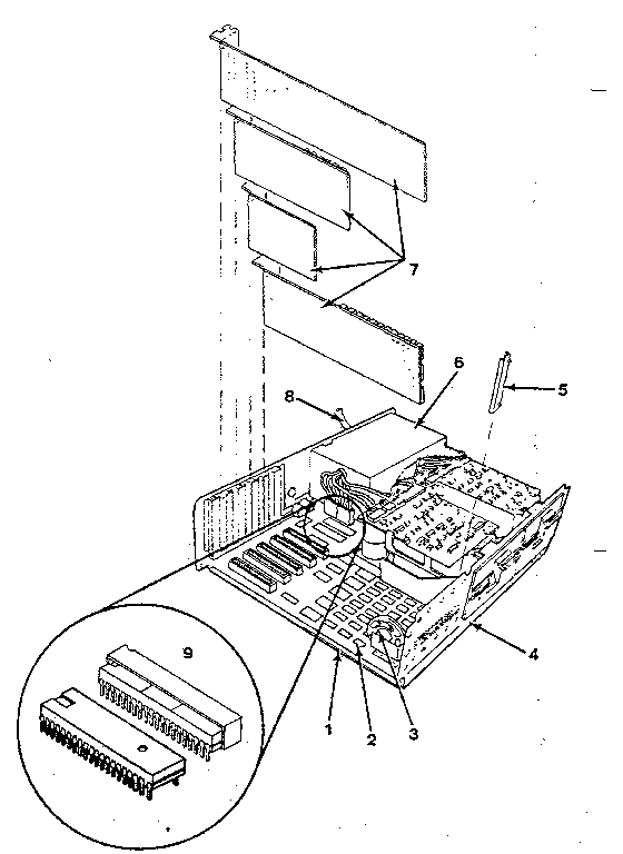 SYSTEM UNIT - INTERIOR (5150)