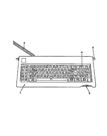 Keyboard (83-key for 5150 and 5160)
