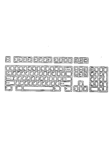 Keybutton kits (101/102-key)