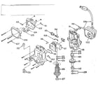 Craftsman 500418-1 motor & switch assembly no. 500418-1 diagram