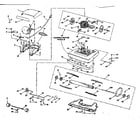 Kenmore 1753410180 nozzle and motor assembly diagram