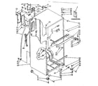 Kenmore 1068678411 cabinet parts diagram